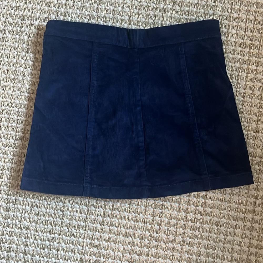 J. Crew Kids Navy Corduroy Skirt 8 NWT